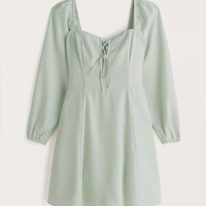 Abercrombie Mint Green Long-Sleeve Dress